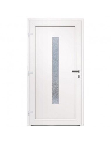 Porta Ingresso Antracite 108x208 cm in PVC