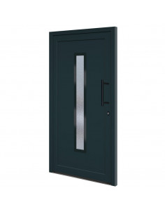Porta Ingresso Antracite 108x200 cm in PVC 2