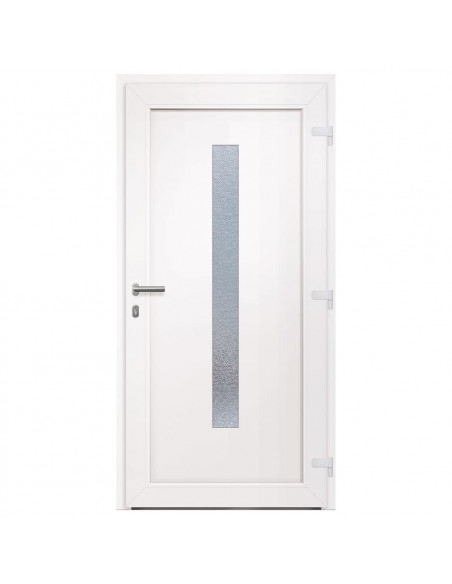 Porta Ingresso Antracite 108x200 cm in PVC