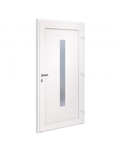 Porta Ingresso Antracite 108x200 cm in PVC