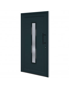 Porta Ingresso Antracite 108x208 cm in PVC 2