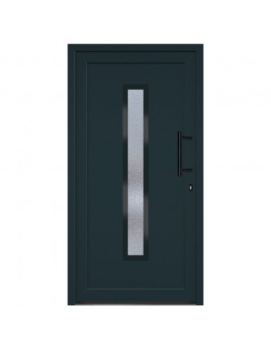 Porta Ingresso Antracite 108x208 cm in PVC