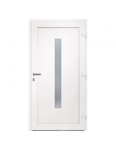 Porta Ingresso Antracite 108x208 cm in PVC