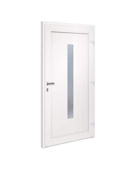 Porta Ingresso Antracite 108x208 cm in PVC