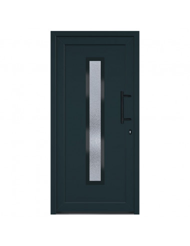 Porta Ingresso Antracite 98x200 cm in PVC