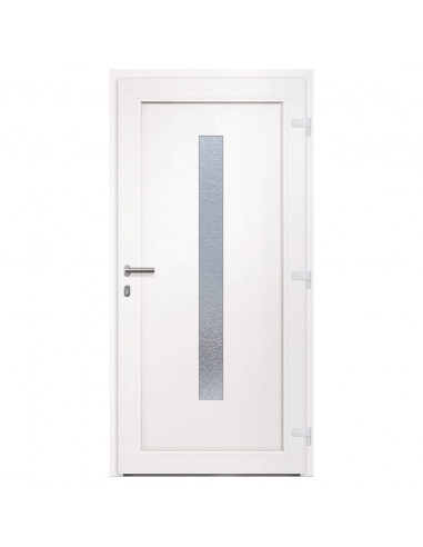 Porta Ingresso Antracite 98x200 cm in PVC