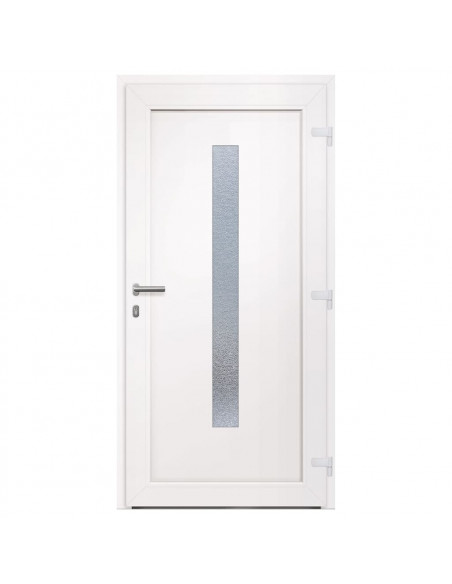 Porta Ingresso Antracite 98x200 cm in PVC