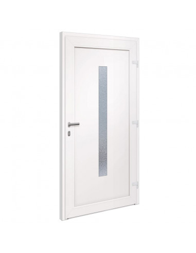 Porta Ingresso Antracite 98x200 cm in PVC