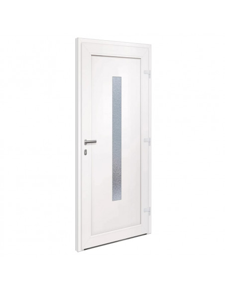 Porta Ingresso Bianca 98x208 cm in PVC