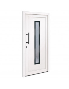 Porta Ingresso Bianca 98x200 cm in PVC 2