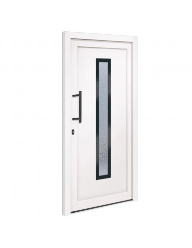 Porta Ingresso Bianca 98x200 cm in PVC