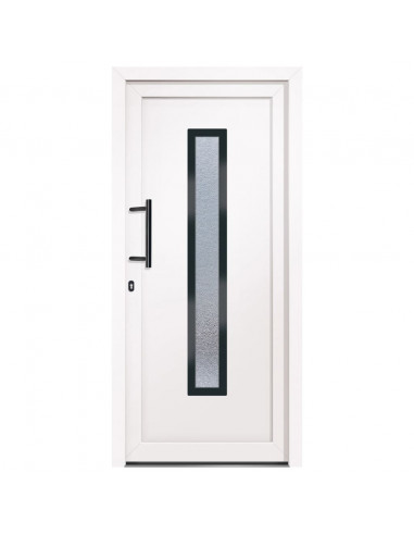 Porta Ingresso Bianca 98x208 cm in PVC