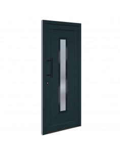 Porta Ingresso Antracite 88x200 cm in PVC 2