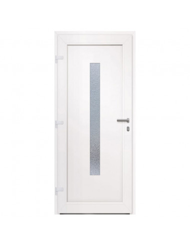 Porta Ingresso Antracite 88x200 cm in PVC