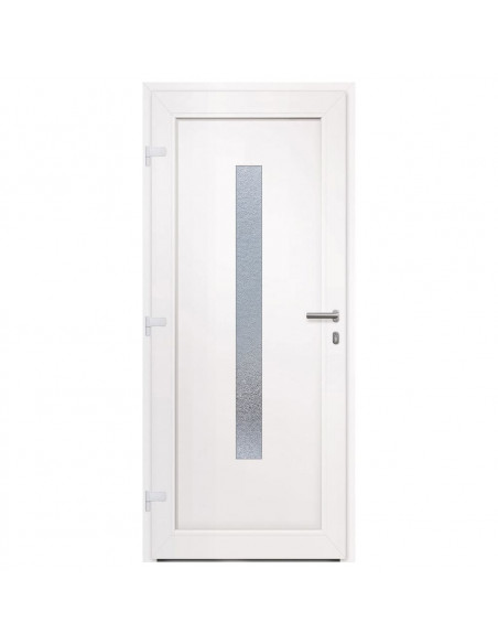 Porta Ingresso Antracite 88x200 cm in PVC