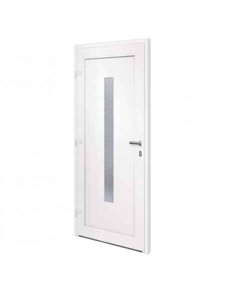 Porta Ingresso Antracite 88x200 cm in PVC