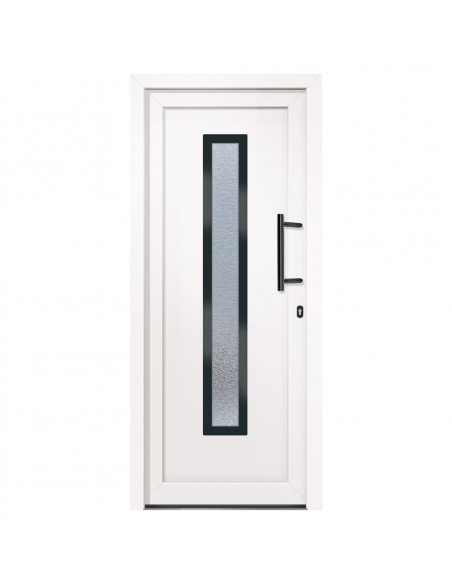 Porta Ingresso Bianca 88x200 cm in PVC