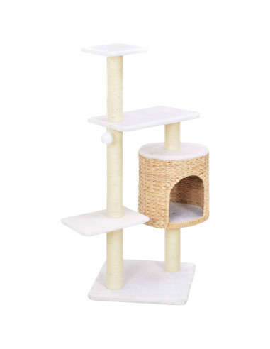 Albero per Gatti con Tiragraffi in Sisal Seagrass