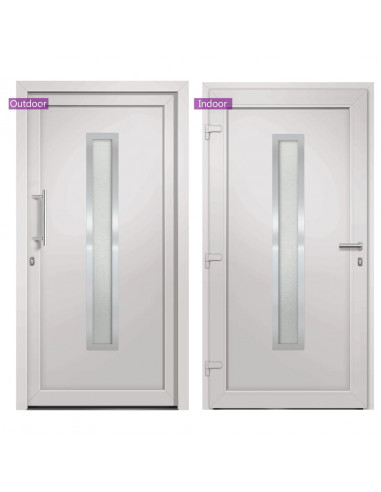 Porta di Ingresso Bianca 108x208 cm