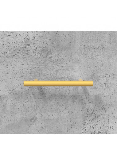Mobile a Parete Grigio Cemento 80x36,5x35 cm Legno Multistrato