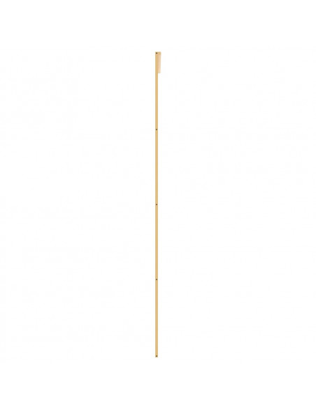 Porta Scorrevole Dorata 76x205 Vetro Smerigliato ESG Alluminio