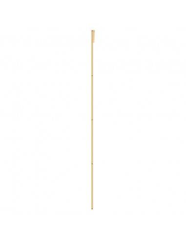 Porta Scorrevole Oro 102,5x205 Vetro Trasparente ESG Alluminio