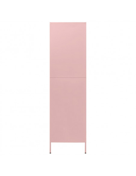 Armadio Rosa 90x50x180 cm in Acciaio