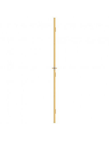 Porta Interni Sottile Oro 93x201,5cm Vetro Temperato Alluminio