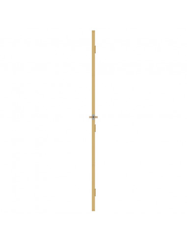 Porta Interni Sottile Oro 83x201,5cm Vetro Temperato Alluminio