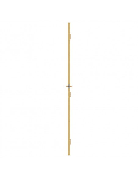 Porta Interni Sottile Oro 83x201,5cm Vetro Temperato Alluminio