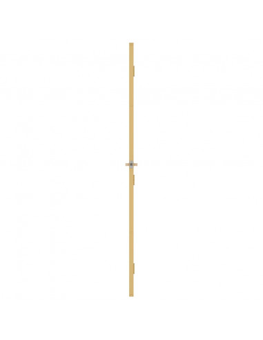 Porta Interni Sottile Oro 93x201,5cm Vetro Temperato Alluminio