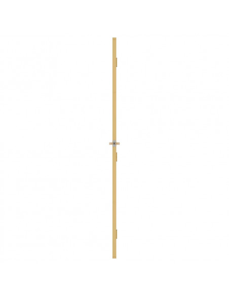 Porta Interni Sottile Oro 93x201,5cm Vetro Temperato Alluminio
