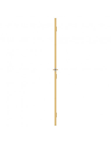 Porta Interni Sottile Oro 76x201,5cm Vetro Temperato Alluminio