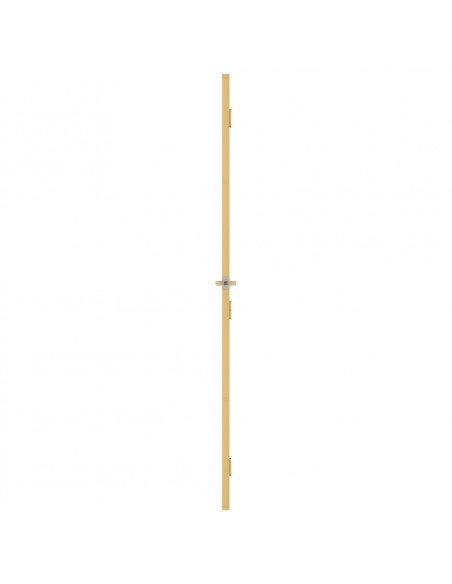 Porta Interni Sottile Oro 76x201,5cm Vetro Temperato Alluminio