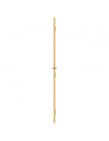 Porta Interni Sottile Oro 83x201,5cm Vetro Temperato Alluminio