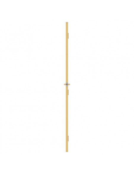 Porta Interni Sottile Oro 83x201,5cm Vetro Temperato Alluminio