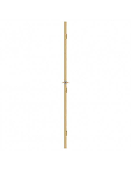 Porta Interni Sottile Oro 102,5x201,5 Vetro Temperato Alluminio