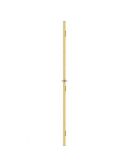 Porta Interni Sottile Oro 76x201,5cm Vetro Temperato Alluminio