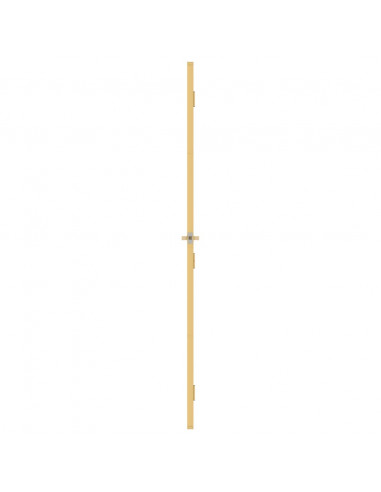 Porta Interni Sottile Oro 93x201,5cm Vetro Temperato Alluminio