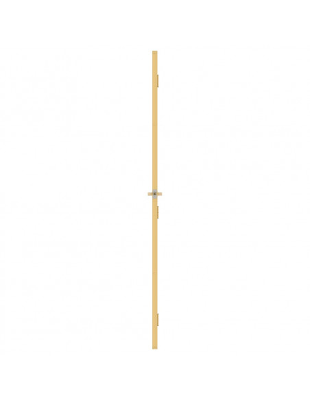 Porta Interni Sottile Oro 93x201,5cm Vetro Temperato Alluminio