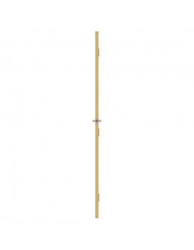 Porta Interni Sottile Oro 93x201,5cm Vetro Temperato Alluminio