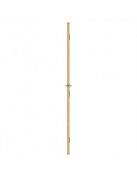 Porta Interni Sottile Oro 93x201,5cm Vetro Temperato Alluminio