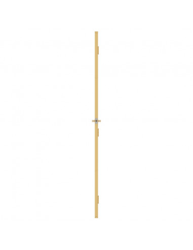 Porta Interni Sottile Oro 76x201,5cm Vetro Temperato Alluminio