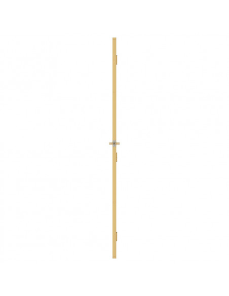 Porta Interni Sottile Oro 76x201,5cm Vetro Temperato Alluminio