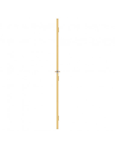 Porta Interni Sottile Oro 102,5x201,5 Vetro Temperato Alluminio