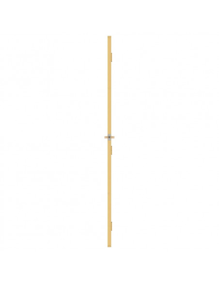 Porta Interni Sottile Oro 102,5x201,5 Vetro Temperato Alluminio