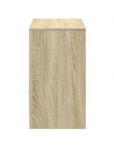 Mobile Porta TV con LED Rovere Sonoma 91x34x61 cm in Truciolato 2