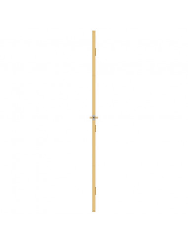 Porta Interni Sottile Oro 102,5x201,5 Vetro Temperato Alluminio