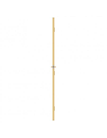 Porta Interni Sottile Oro 102,5x201,5 Vetro Temperato Alluminio
