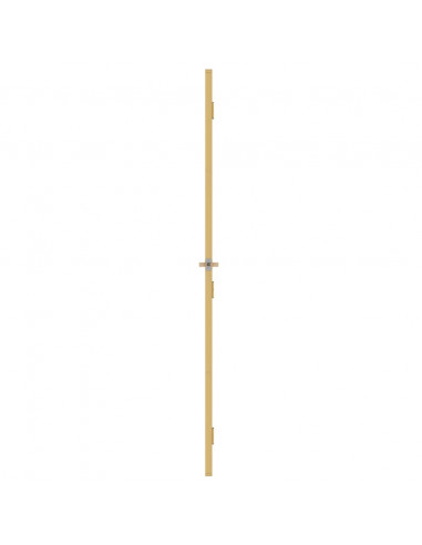 Porta Interni Sottile Oro 76x201,5cm Vetro Temperato Alluminio